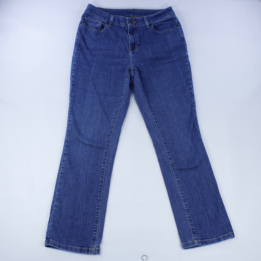 L.L. Bean Women's Classic Fit Jeans – Medium Blue –‎ Size 10